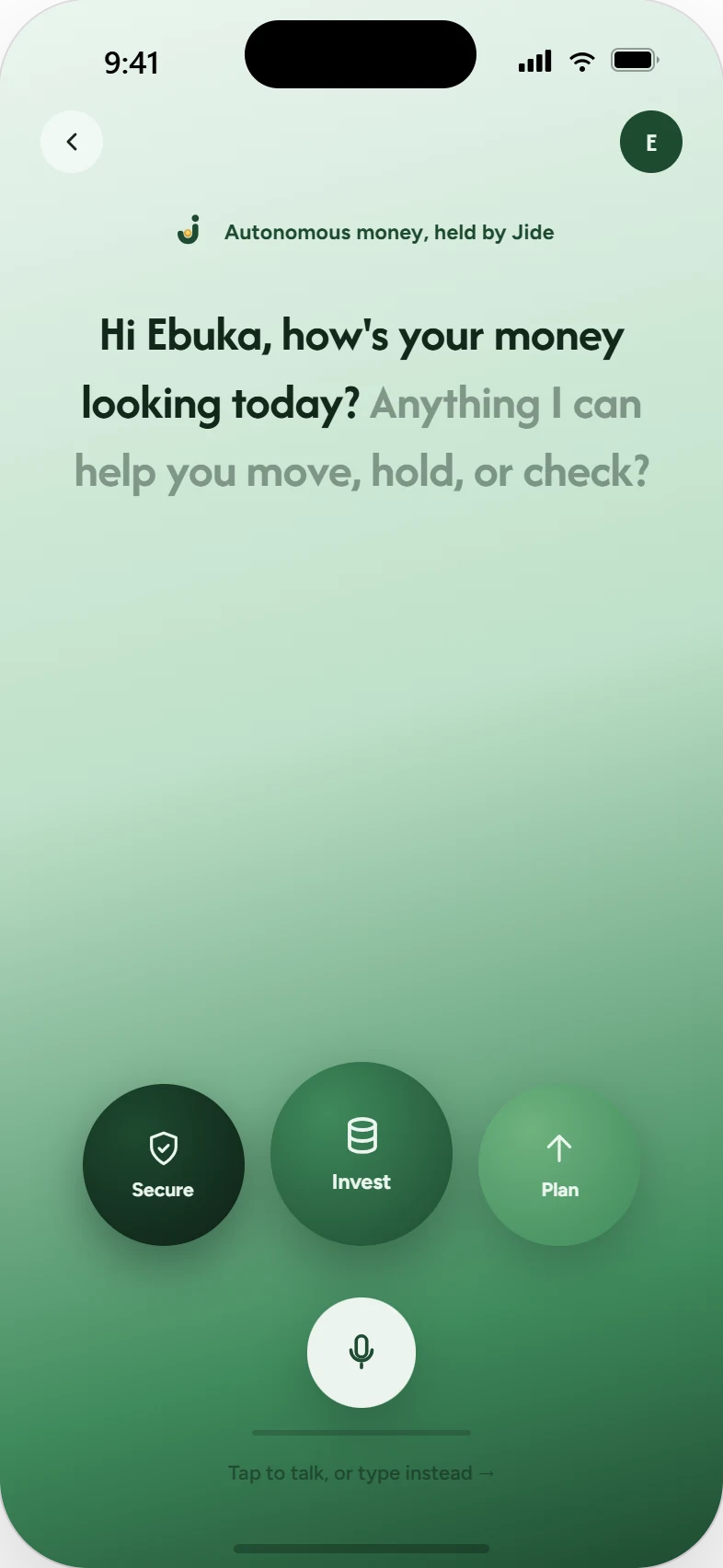 Ask Jide: talk to it in plain language